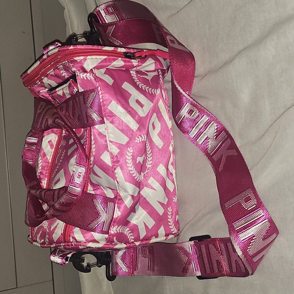 Victoria's Secret Pink Mini Small Crossbody Gym Bag - Picture 3 of 13